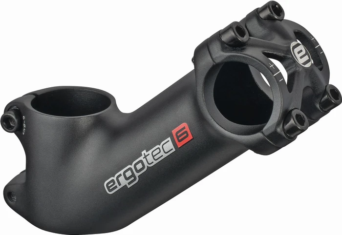 Ergotec High Pike 25.4mm/28.6mm +40° Vorbau 80mm schwarz sandgestrahlt