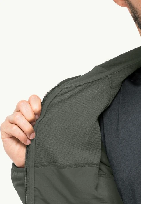 Jack Wolfskin Kolbenberg Hooded FZ Jacke gecko green (Herren)