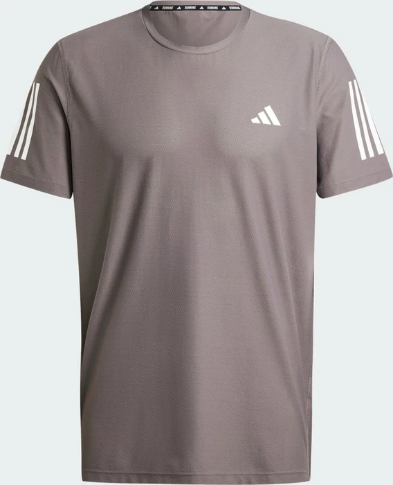 adidas Own the Run Laufshirt kurzarm charcoal (Herren)