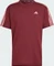 adidas Own The Run 3-Streifen Laufshirt kurzarm shadow red (Herren) Vorschaubild
