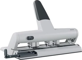 Leitz Akto Mehrfachlocher, schwarz/silber