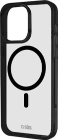 SBS Mobile Mag Frame Case für Apple iPhone 16 Pro Max schwarz