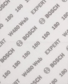 Bosch Professional EXPERT W480 Web 1/4 Schleifblatt K180, 115x140mm, 2 Stück