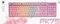 Deltaco Gaming PK75 RGB, rosa, USB, DE Vorschaubild