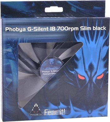 Phobya G-Silent 18 schwarz, 180mm