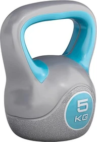 Gorilla Sports Kettlebell aus Kunststoff Gewichtsball 5kg