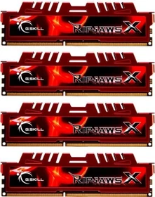 G.Skill RipJawsX rot UDIMM 32GB Kit, DDR3-2133, CL11-13-13-31, 2R