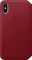 Apple Leder Folio Case für iPhone X rot Vorschaubild