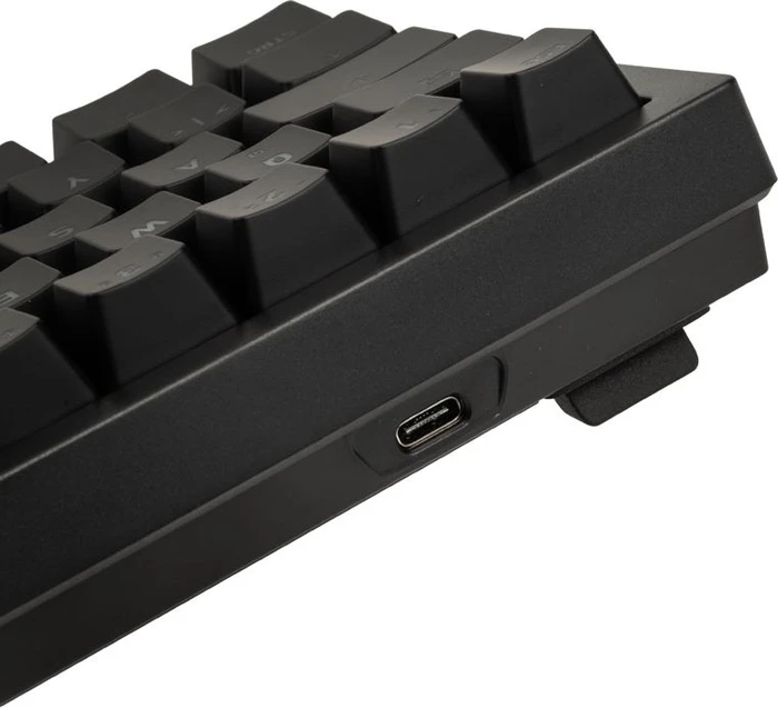 Xtrfy K5 Compact, LEDs RGB, hot-swap, schwarz, Kailh KT RED, USB, DE
