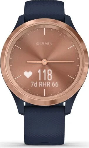 Garmin vivomove 3S Aktivitäts-Tracker navy/rose gold