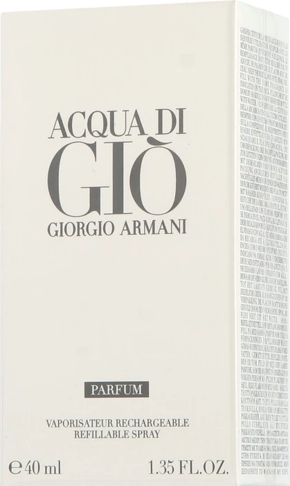 Giorgio Armani Acqua di Gio Homme Eau de Parfum nachfüllbar, 40ml
