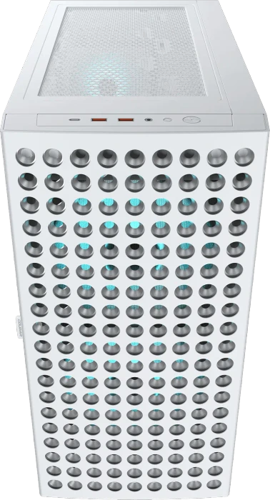 Cougar Airface ECO RGB, weiß, Glasfenster