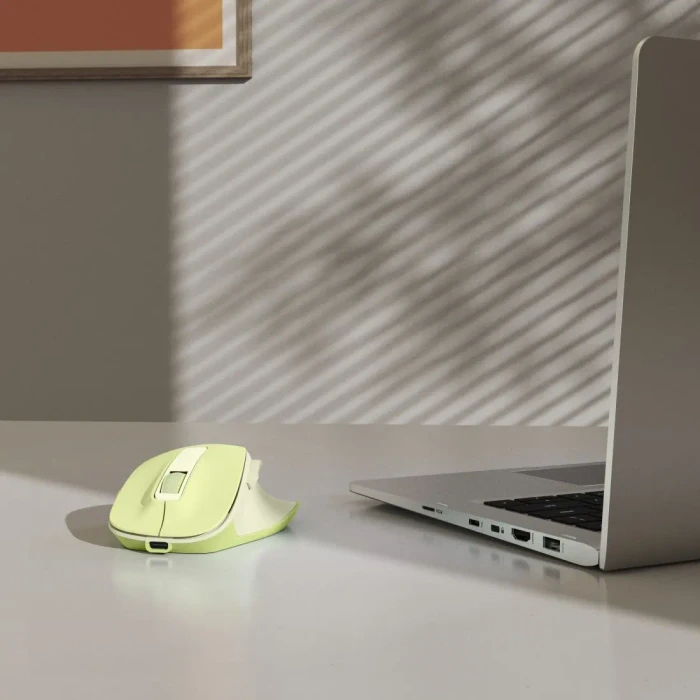 Hama MW-500 Ergonomic Silent Wireless grün, USB