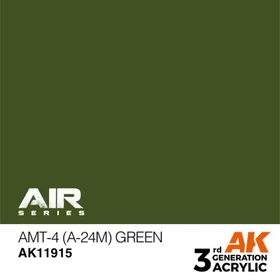 AK-Interactive 3rd Gen Acrylic Colors Air Series amt-4 (a-24m) green, 17ml