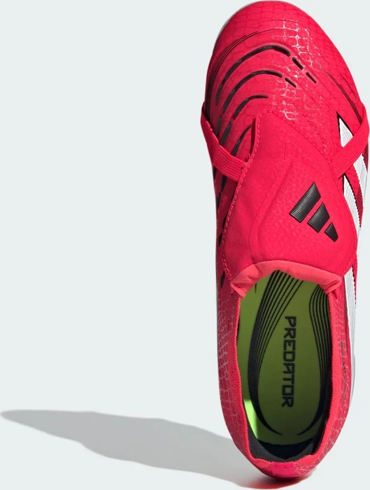 adidas Predator Elite Fold-Over Tongue FG lucid red/cloud white/core black (Junior)
