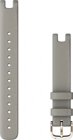 Garmin Ersatzarmband 14mm Leder für Lily braloba grey/cream gold