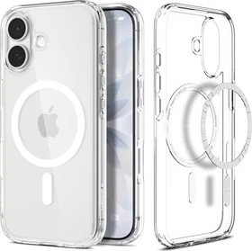 Spigen Ultra Hybrid (MagFit) für Apple iPhone 17 clear white
