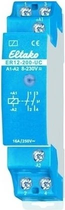 Eltako ER12-200-UC 2 Schließer potenzialfrei 16 A/250 V AC, 230 V-LED-Lampen bis 200 W, Glühlampen 2000 W