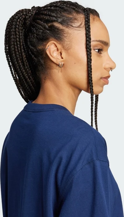 adidas Essentials Boyfriend T-Shirt kurzarm night indigo (Damen)