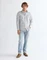 Wrangler Regular 1 Pocket Hemd langarm blue white (Herren) Vorschaubild