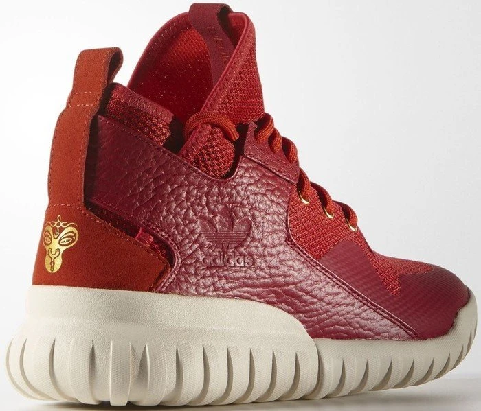 adidas Tubular X Chinese New Year power red/red/gold met (Herren)