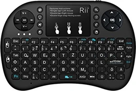 Riitek Rii Mini i8+, schwarz, USB, DE (RT-MWK08+ DE)