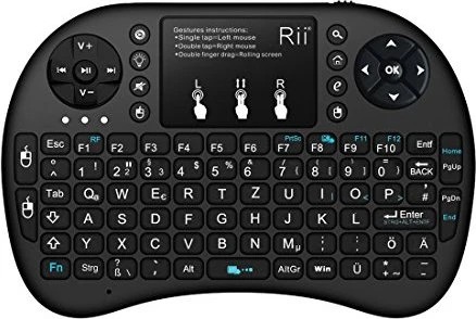Riitek Rii Mini i8+, schwarz, USB, DE