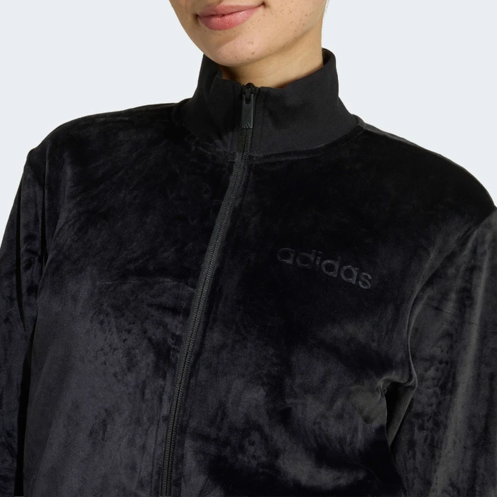 adidas Glam Velvet Trainingsanzug schwarz (Damen)