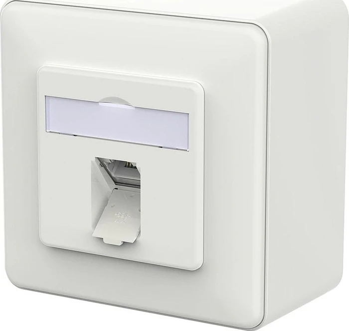Metz Connect E-DAT C6A IDC 1 Port AP verkehrsweiß