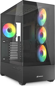Sharkoon AK6 RGB Black, Glasfenster
