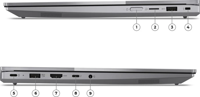Lenovo ThinkBook 14 IML G4, Luna Grey, Core Ultra 5 125U, 8GB RAM, 256GB SSD, DE