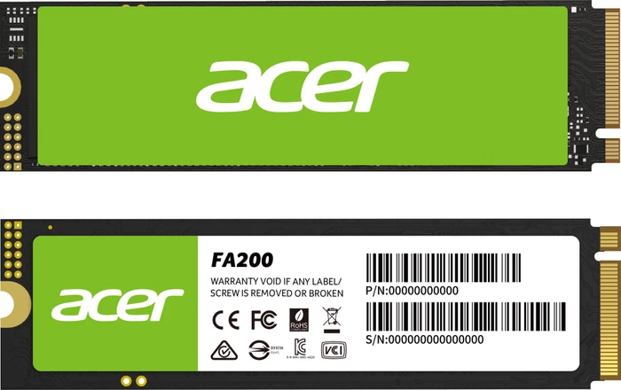 Acer FA200 M.2 SSD 2TB, M.2 2280 / M-Key / PCIe 4.0 x4