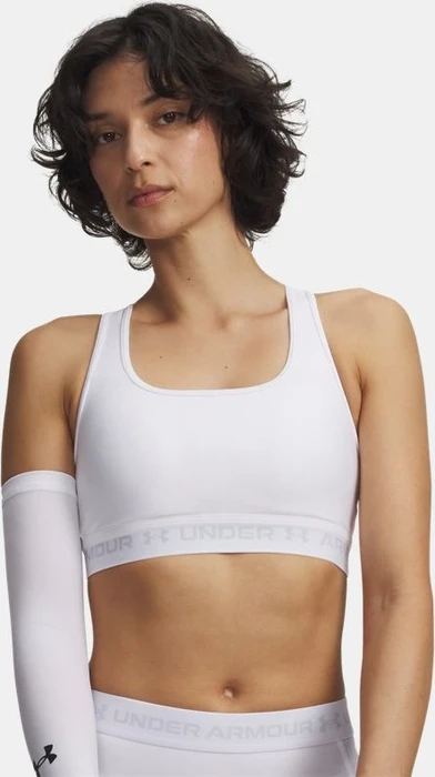 Under Armour Armour Mid Crossback Sport-BH white/halo gray (Damen)