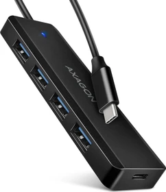 Axagon USB-Hub, 4x USB-A 3.0, USB-C 3.0 [Stecker] (HUE-C1C)