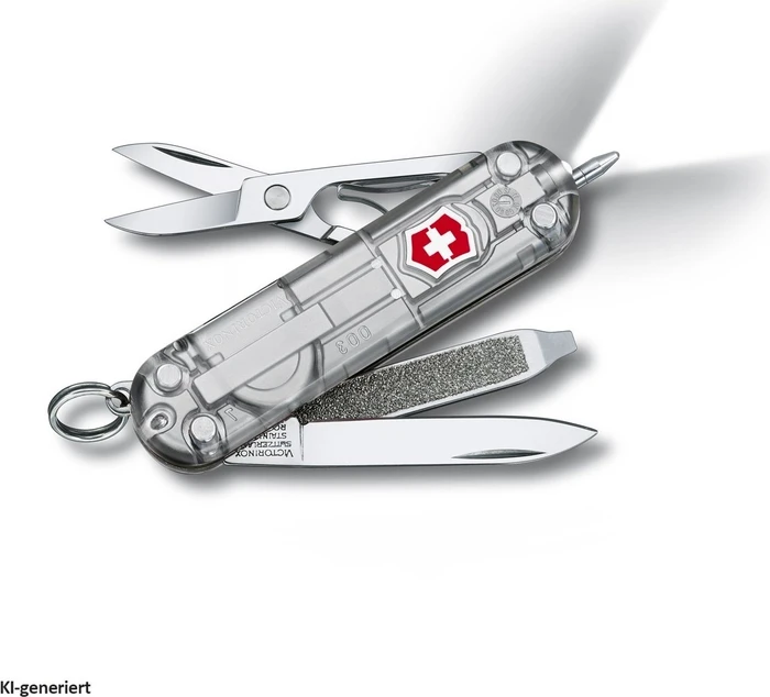 Victorinox Signature Lite Taschenmesser rot transparent