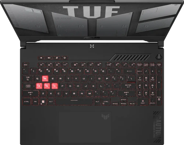 ASUS TUF Gaming A15 (2024) FA507UV-LP009W, Jaeger Gray, Ryzen 9 8945H, 16GB RAM, 512GB SSD, GeForce RTX 4060, DE
