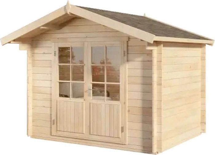 Alpholz Gartenhaus Roger-34 320x310cm natur