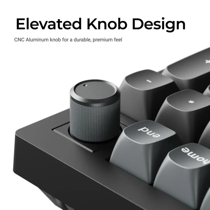 Keychron V5 Ultra 8K Wireless, 96%, schwarz, LEDs RGB, Keychron Silk POM BANANA, USB/Bluetooth, US