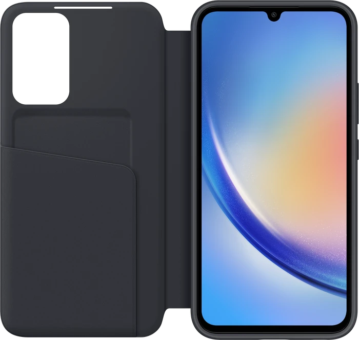 Samsung Smart View Wallet Case für Galaxy A34 5G schwarz