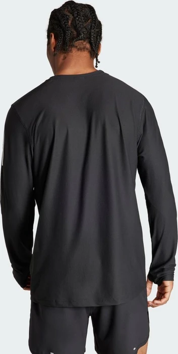 adidas Own The Run Laufshirt langarm schwarz (Herren)