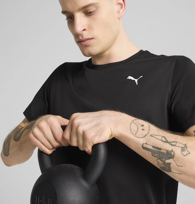 Puma TAD Essentials Funktionsshirt kurzarm puma black (Herren)