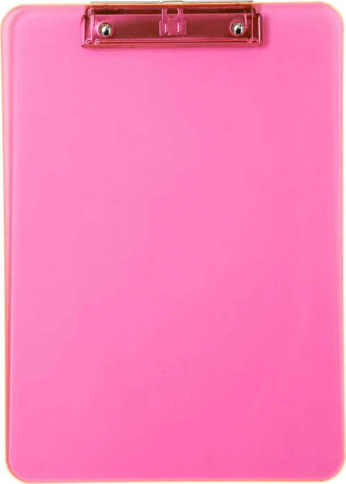 Maul MAULneon Klemmbrett, A4, pink/transparent
