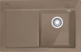 Franke Mythos MTK 611-78 Einbau Becken rechts mit Ablauffernbedienung cashmere