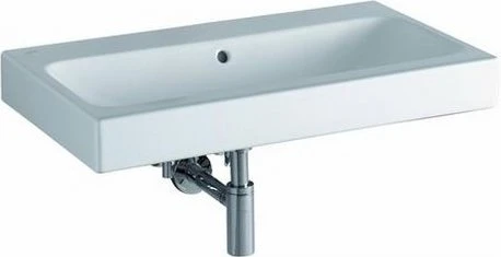 Geberit iCon Waschtisch 75cm, ohne Hahnloch, weiß