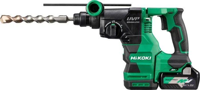 Hikoki DH3628DAWRZ Akku-Bohr-/Meißelhammer inkl. Koffer + 2 Akkus 2.5Ah