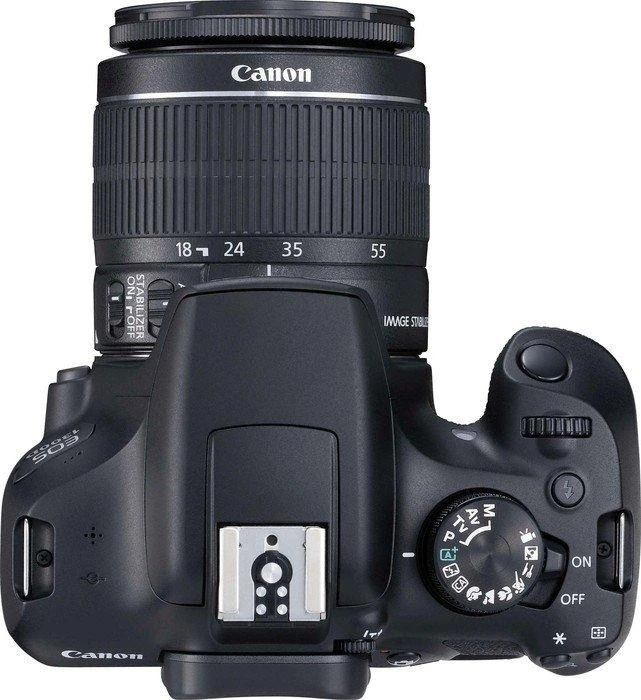 Canon EOS 1300D schwarz mit Objektiv EF-S 18-55mm 3.5-5.6 IS II