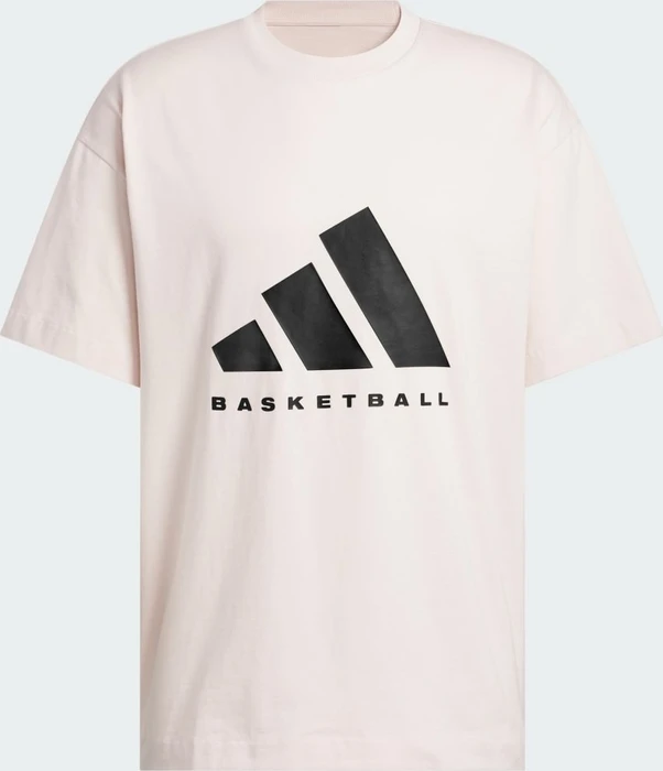 adidas Basketball genderneutral T-Shirt kurzarm putty mauve