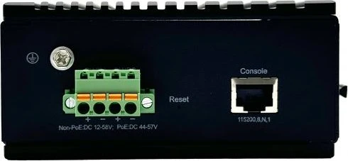 LevelOne IGU Industrial Railmount Gigabit Managed Switch, 8x RJ-45, 2x SFP