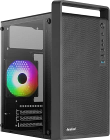 AeroCool CS-109 [V1] Black, Glasfenster (CS-109-G-BK-v1)