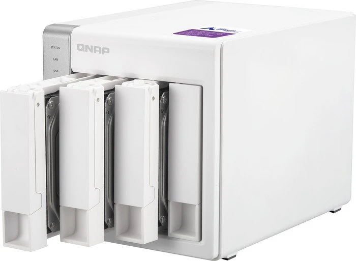 QNAP Turbo Station TS-431P, 1GB RAM, 2x RJ-45 1000Base-T, 3x USB-A 3.0